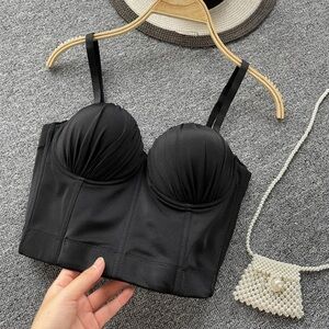 Black Bustier Top S